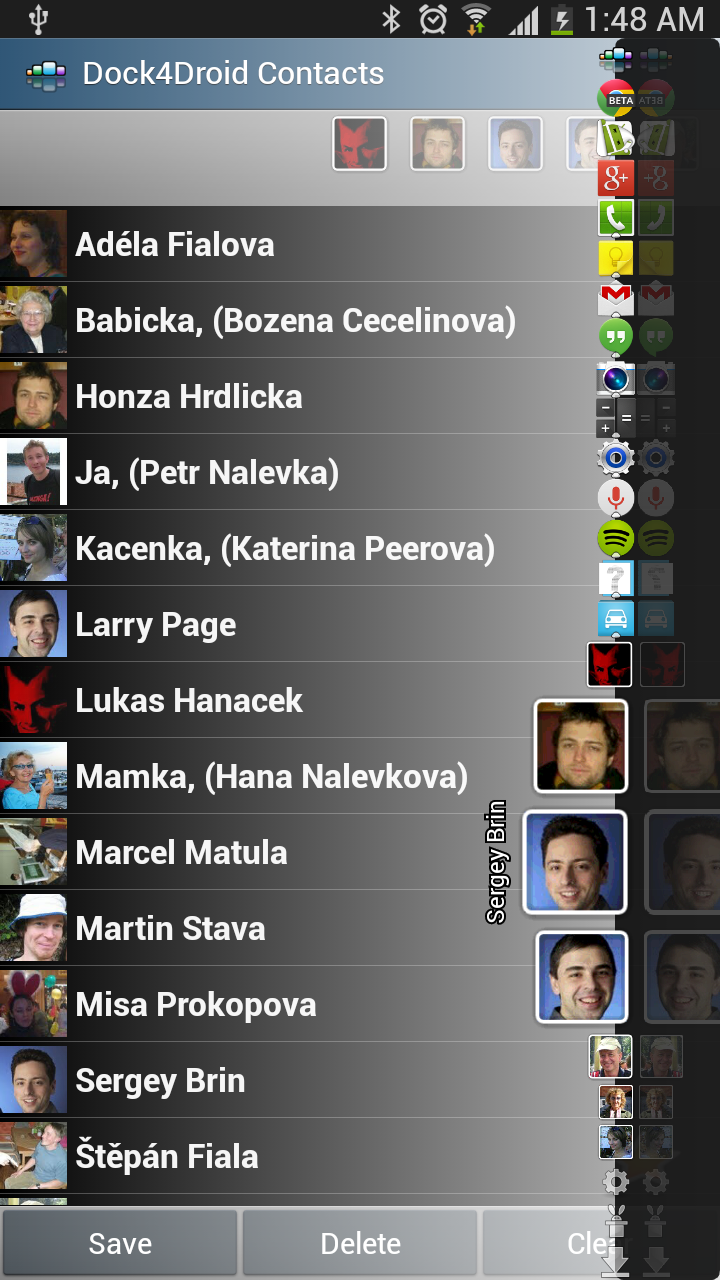 Dial Dock Screen 2