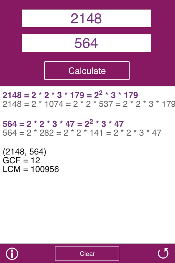 Calculator Soup Gcf Solving An Lcm Word Problem