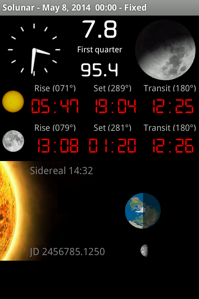Solunar Screen 3
