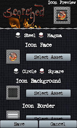 Icon Creator Scorched ADW/Nova poster 1