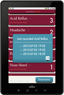 Symptom Alerts Screenshots 7