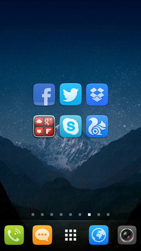 GO Launcher EX UI3.0 theme - screenshot