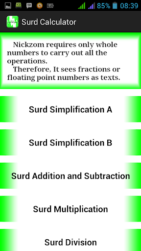 Surd Calculator