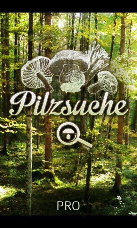 Android application Pilzsuche Pro screenshort