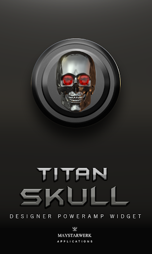 Poweramp Widget Titan Skull