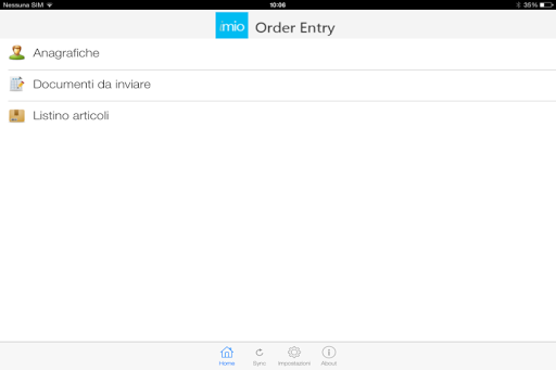 iMio Order Entry