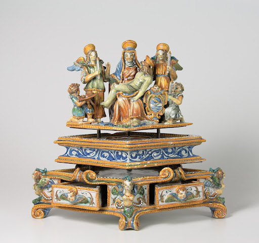 Inkstand with Lamentation over the body of Christ