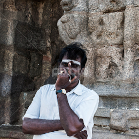 in the sea of think by Srimanta Ray - People Portraits of Men