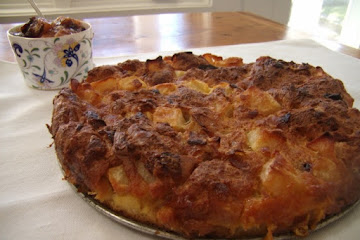 Alsatian Pear Kugel with Prunes