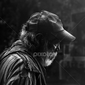 morning man by Sudeshna Ritu Sarkar - Black & White Portraits & People