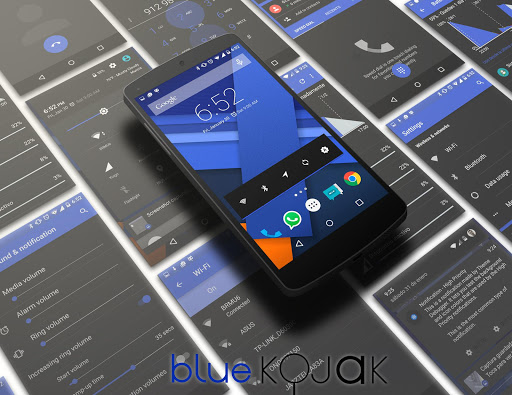 CM12 Blue Kojak Theme