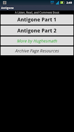 Antigone Listen and Read poster 2