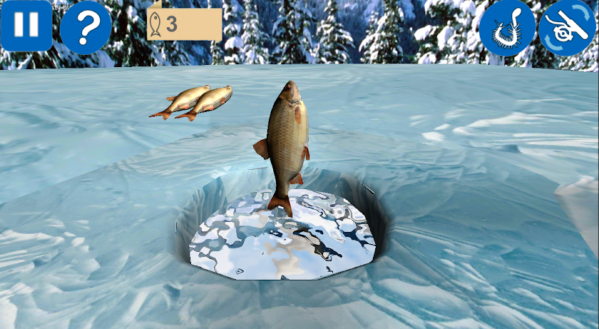 Winter fishing 3D premium Screen 2