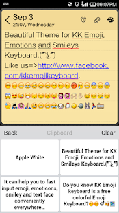 Emoji Keyboard - White Smart