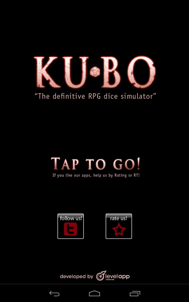 KuBo HD - Dice Roller RPG Screen 1