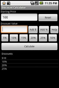 Multiple Discount Calculator screenshot 0