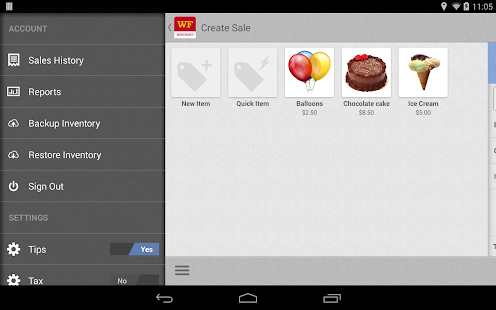 WF Mobile Merchant Tablet Screenshots 7