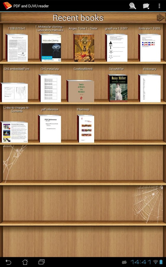 PDF and DJVU Reader — приложение на Android