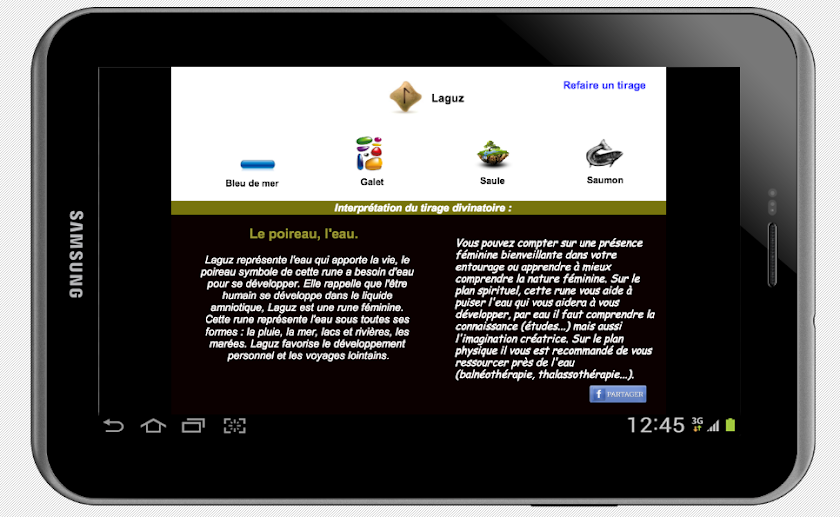 Tirage de Runes en Français Screen 3