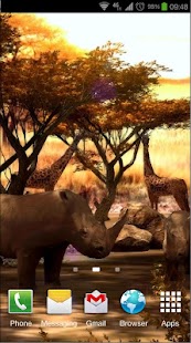 Africa 3D Pro Live Wallpaper Screenshot