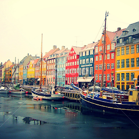 Nyhavn, Copenhagen by Žaklina Šupica - City,  Street & Park Historic Districts