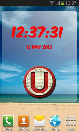 Universitario Digital Clock