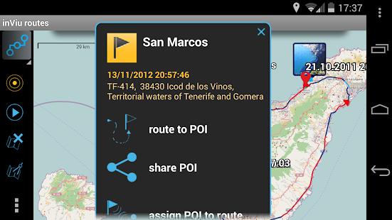 inViu routes GPS tracker OSM(圖3)-速報App