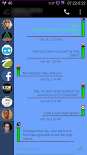 How to install EvolveSMS Theme 8 Bit Flowers patch 1.0.0 apk for bluestacks