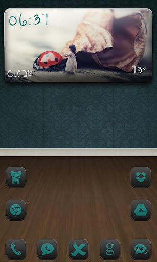 Go Launcher Theme Velvet Verde