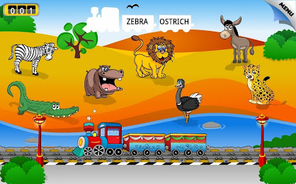 Kids Animal Train - First Word poster 5