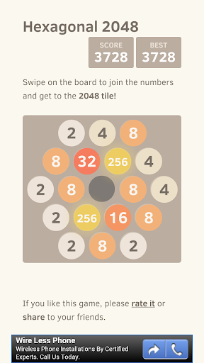 2048 六边形