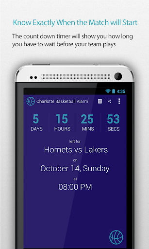 Charlotte Basketball Alarm