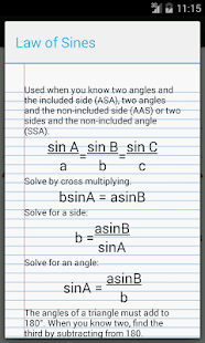 Law of Sines and Cosines Free Screenshots 7