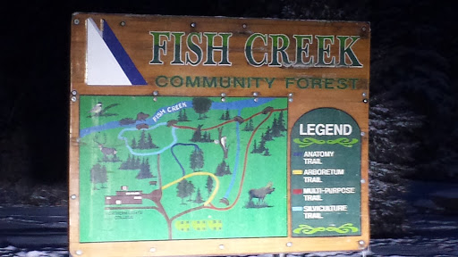 Fish Creek Community Forest Trail Map