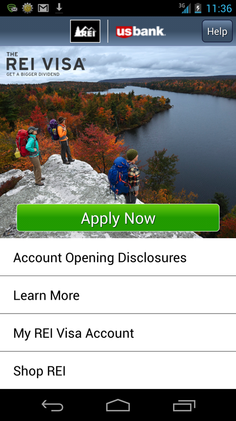 REI Credit Card - Android Apps on Google Play