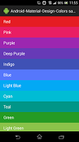 Material-Design-Colors APK ภาพหน้าจอ #1