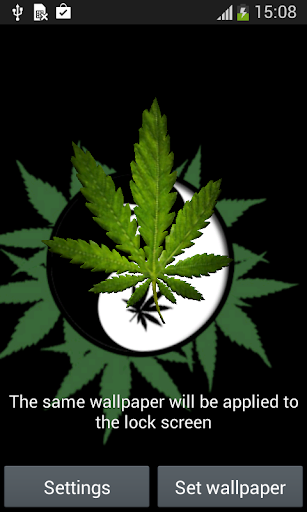 【免費個人化App】Marihuana 3D Live WallPaper-APP點子