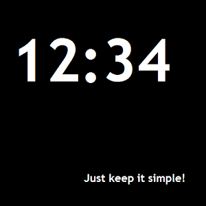 Minimalistic Clock Widget.apk 1.2