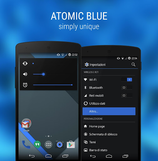 Atomic Blue Revo – CM11 Theme v2.70 apk free download