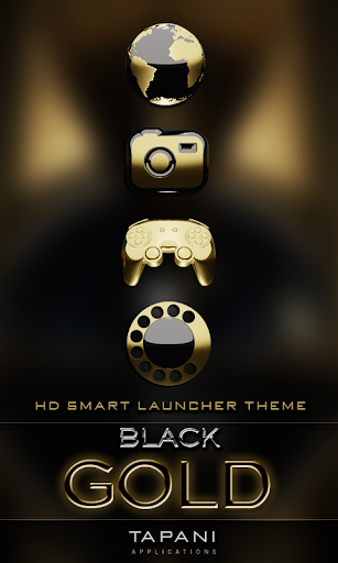 Smart Launcher theme b. gold