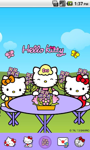 Hello Kitty Flower mom Theme