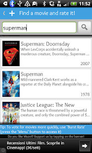 Muze free -movies recommender- - screenshot thumbnail