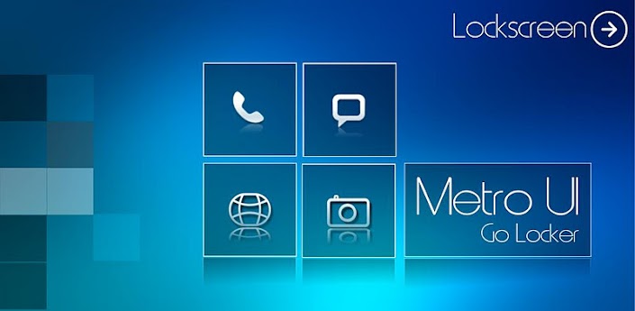 Metro UI Go Launcher EX Locker