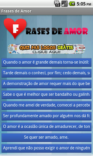 Frases de Amor - As Melhores