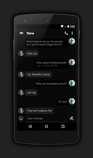 How to install EvolveSMS Theme Minimal Dark 5.5.2 mod apk for bluestacks