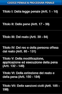 Download CODICE PENALE+PROCEDURA PENALE APK