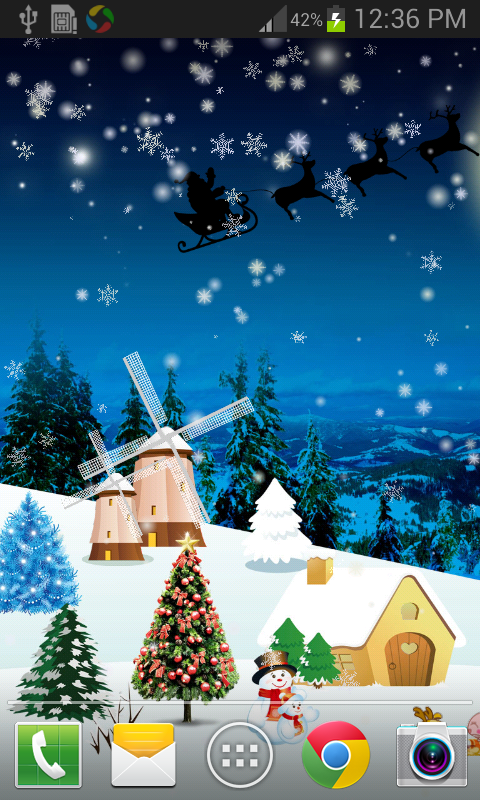 Christmas Live Wallpaper FREE - Android Apps on Google Play