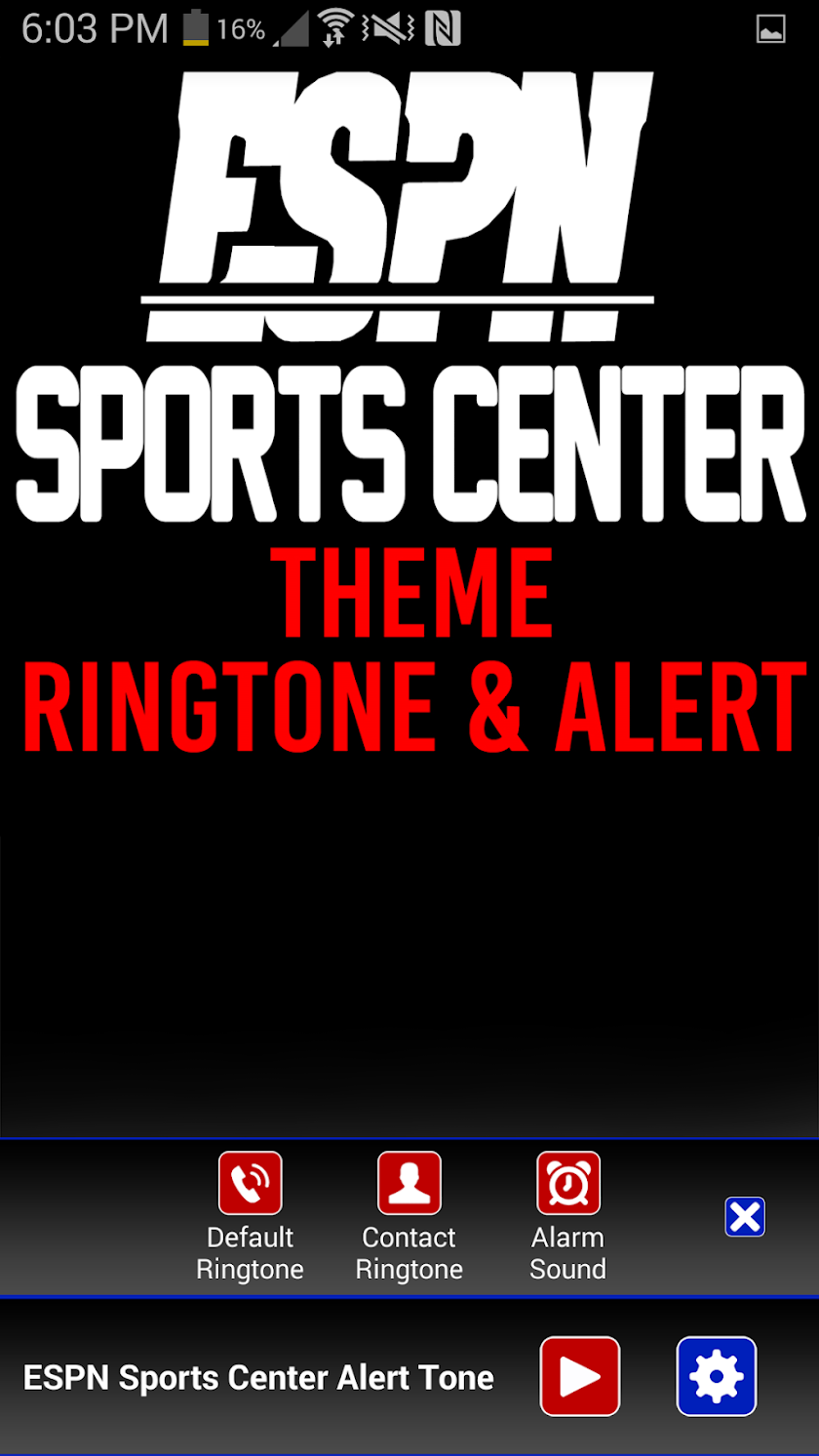 ESPN Sports Center Ringtone Screen 2