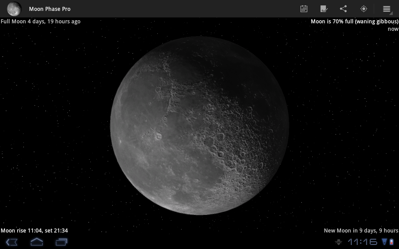 Moon Phase Pro - screenshot