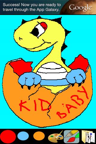 Android application Dinosaur Coloring Pages screenshort